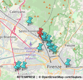 Mappa Via Gaspare Gozzi, 50141 Firenze FI, Italia (3.63846)