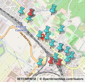 Mappa Via Gaspare Gozzi, 50141 Firenze FI, Italia (0.5295)