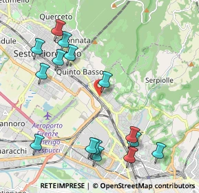 Mappa Via Gaspare Gozzi, 50141 Firenze FI, Italia (2.51133)