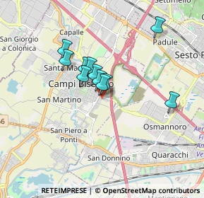 Mappa Via del Gelsomino, 50013 Campi Bisenzio FI, Italia (1.28)