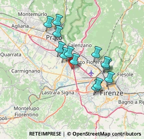 Mappa Via del Gelsomino, 50013 Campi Bisenzio FI, Italia (6.04692)