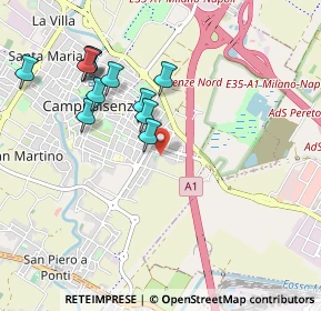 Mappa Via del Gelsomino, 50013 Campi Bisenzio FI, Italia (0.96909)