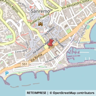 Mappa Via Roma, 149, 18038 Sanremo, Imperia (Liguria)