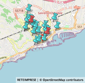 Mappa Via Roma, 18038 Sanremo IM, Italia (0.709)