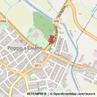 Mappa Via Lorenzo il Magnifico, 28/A, 59016 Poggio a Caiano, Prato (Toscana)