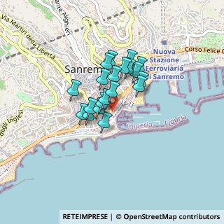 Mappa Via Gaudio, 18038 Sanremo IM, Italia (0.287)