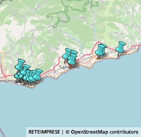 Mappa Via Gaudio, 18038 Sanremo IM, Italia (9.227)