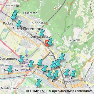 Mappa Via Pietro Fanfani, 50141 Firenze FI, Italia (2.8405)