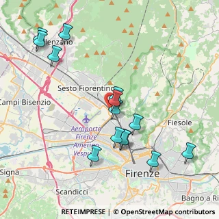 Mappa Via Pietro Fanfani, 50141 Firenze FI, Italia (4.28357)