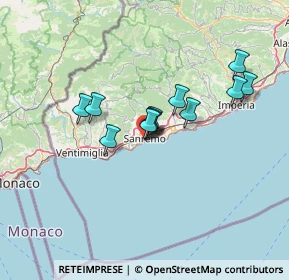 Mappa Agenzia Colibrì, 18038 Sanremo IM, Italia (10.1875)