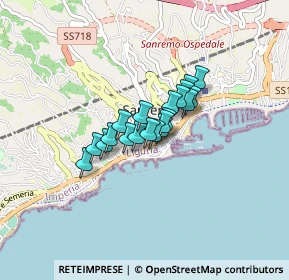 Mappa Agenzia Colibrì, 18038 Sanremo IM, Italia (0.4715)