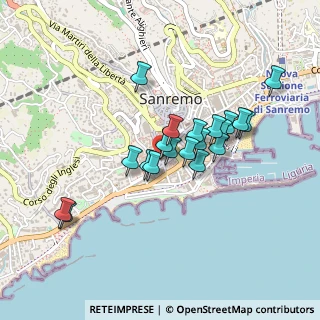 Mappa Via dei Cappuccini, 18038 Sanremo IM, Italia (0.3705)