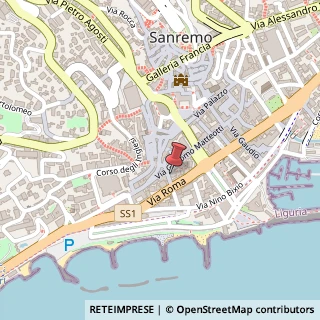 Mappa Via Carli, 7, 18038 Sanremo, Imperia (Liguria)