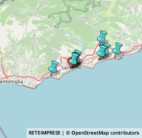 Mappa Via Padre Girolamo Saccheri, 18038 Sanremo IM, Italia (4.17545)