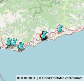 Mappa Via Padre Girolamo Saccheri, 18038 Sanremo IM, Italia (5.91818)
