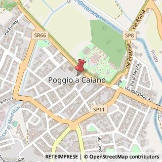 Mappa Piazza del SS. Rosario, 15, 59016 Poggio a Caiano, Prato (Toscana)