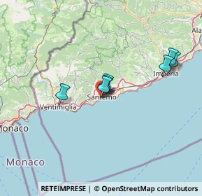 Mappa Via Privata Fratelli Asquasciati, 18038 Sanremo IM, Italia (37.23692)