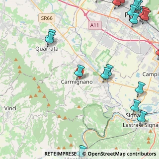 Mappa Via Loggette, 59015 Carmignano PO, Italia (7.312)