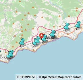 Mappa Strada San Lorenzo, 18038 Sanremo IM, Italia (4.07333)