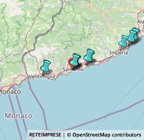 Mappa Via Privata F.lli Asquasciati, 18038 Sanremo IM, Italia (13.08)