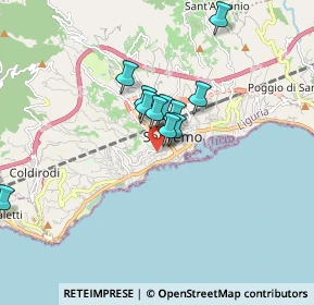 Mappa Via Privata F.lli Asquasciati, 18038 Sanremo IM, Italia (1.59667)