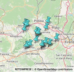 Mappa Via Ventura Vitoni, 51035 Lamporecchio PT, Italia (10.519)