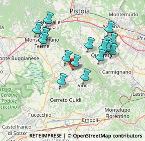 Mappa Via Ventura Vitoni, 51035 Lamporecchio PT, Italia (7.15765)
