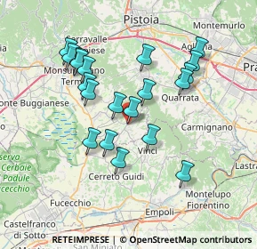 Mappa Via Ventura Vitoni, 51035 Lamporecchio PT, Italia (6.9085)