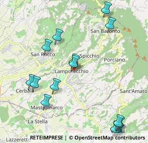 Mappa Via Ventura Vitoni, 51035 Lamporecchio PT, Italia (2.65733)