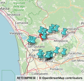 Mappa Via per Vorno, 55012 Capannori LU, Italia (11.269)