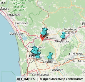 Mappa Via per Vorno, 55012 Capannori LU, Italia (11.09)
