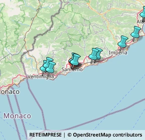 Mappa Via Nino Bixio, 18038 Sanremo IM, Italia (19.58429)