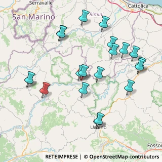 Mappa Via Provinciale, 61028 Sassocorvaro PU, Italia (9.011)