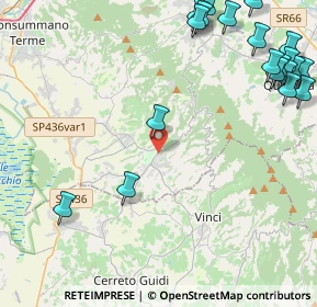 Mappa Via Antonio Gramsci, 51035 Lamporecchio PT, Italia (6.3775)