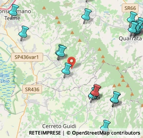 Mappa Via Antonio Gramsci, 51035 Lamporecchio PT, Italia (6.0655)
