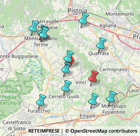 Mappa Via Antonio Gramsci, 51035 Lamporecchio PT, Italia (8.15)