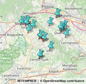Mappa Via Antonio Gramsci, 51035 Lamporecchio PT, Italia (6.786)