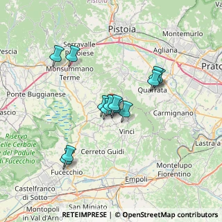 Mappa Via Antonio Gramsci, 51035 Lamporecchio PT, Italia (5.89615)