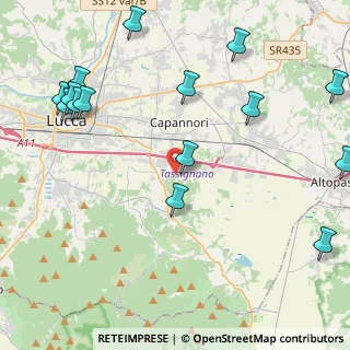Mappa Via di Colognora, 55012 Capannori LU, Italia (5.744)