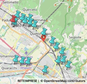 Mappa Via Pietro Fanfani, 50019 Sesto Fiorentino FI, Italia (2.40053)