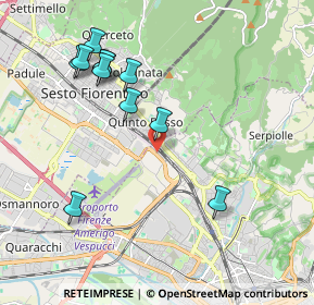 Mappa Via Pietro Fanfani, 50019 Sesto Fiorentino FI, Italia (2.12909)