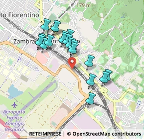 Mappa Via Pietro Fanfani, 50019 Sesto Fiorentino FI, Italia (0.831)