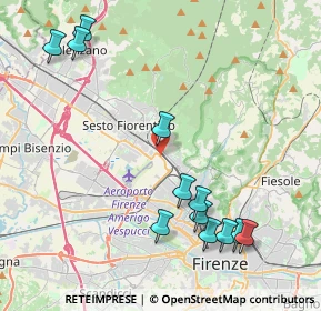 Mappa Via Pietro Fanfani, 50019 Sesto Fiorentino FI, Italia (4.92417)