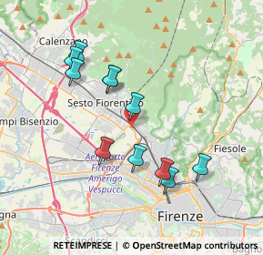 Mappa Via Pietro Fanfani, 50019 Sesto Fiorentino FI, Italia (3.57)