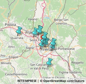Mappa Via Pietro Fanfani, 50019 Sesto Fiorentino FI, Italia (7.99909)