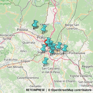 Mappa Via Filippo Turati, 50013 Campi Bisenzio FI, Italia (9.45636)