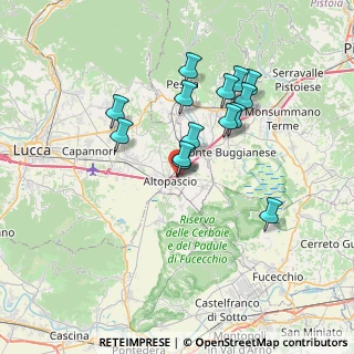 Mappa Via delle Verbale, 55011 Altopascio LU, Italia (6.45929)