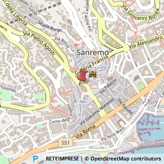 Mappa Piazza Eroi Sanremesi, 68, 18038 Sanremo, Imperia (Liguria)