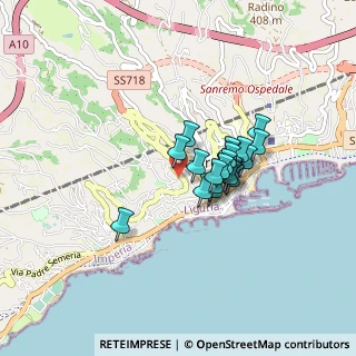 Mappa Bar Niki Coffe, 18038 Sanremo IM, Italia (0.5775)