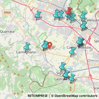Mappa Via Caiano, 50013 Campi Bisenzio FI, Italia (5.282)